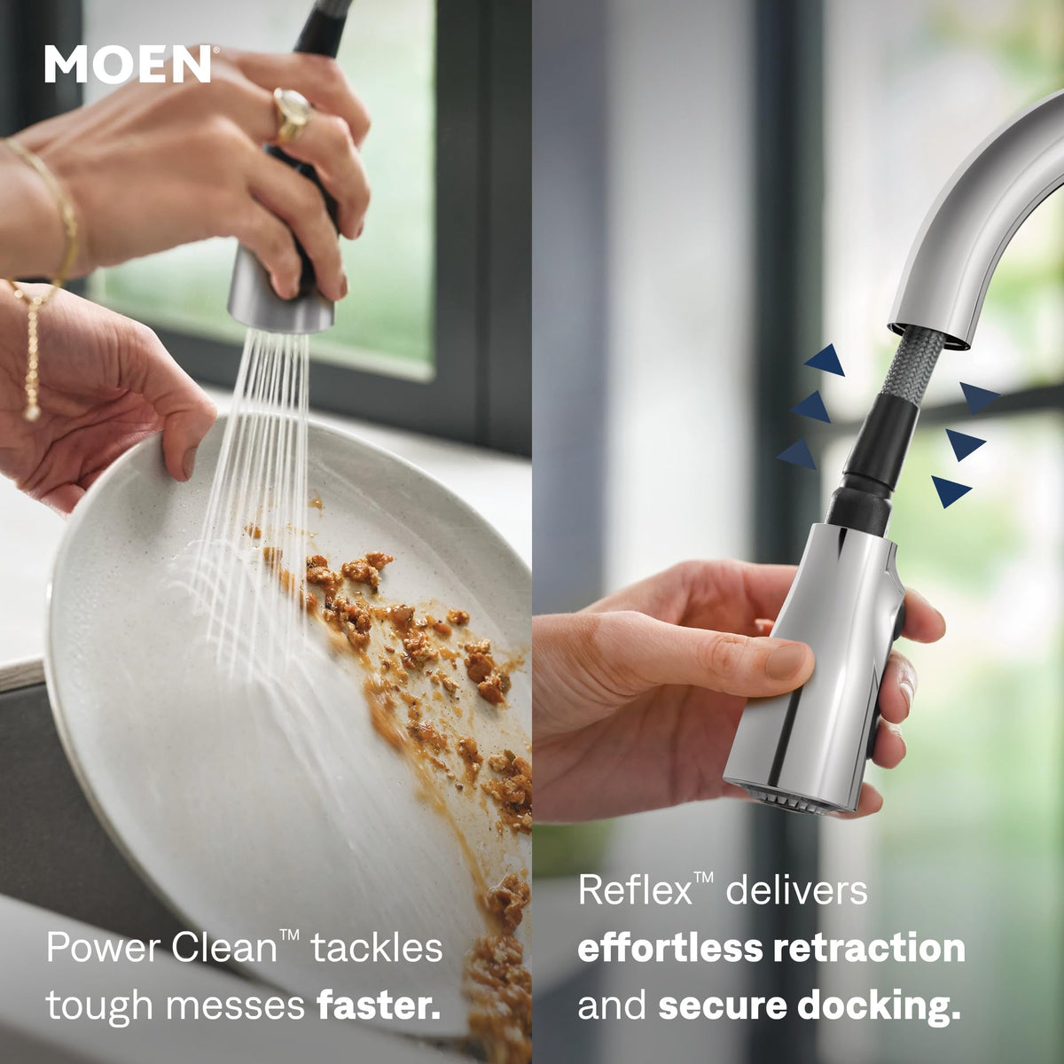 Essie Pulldown Kitchen Faucet, Chrome, 87014