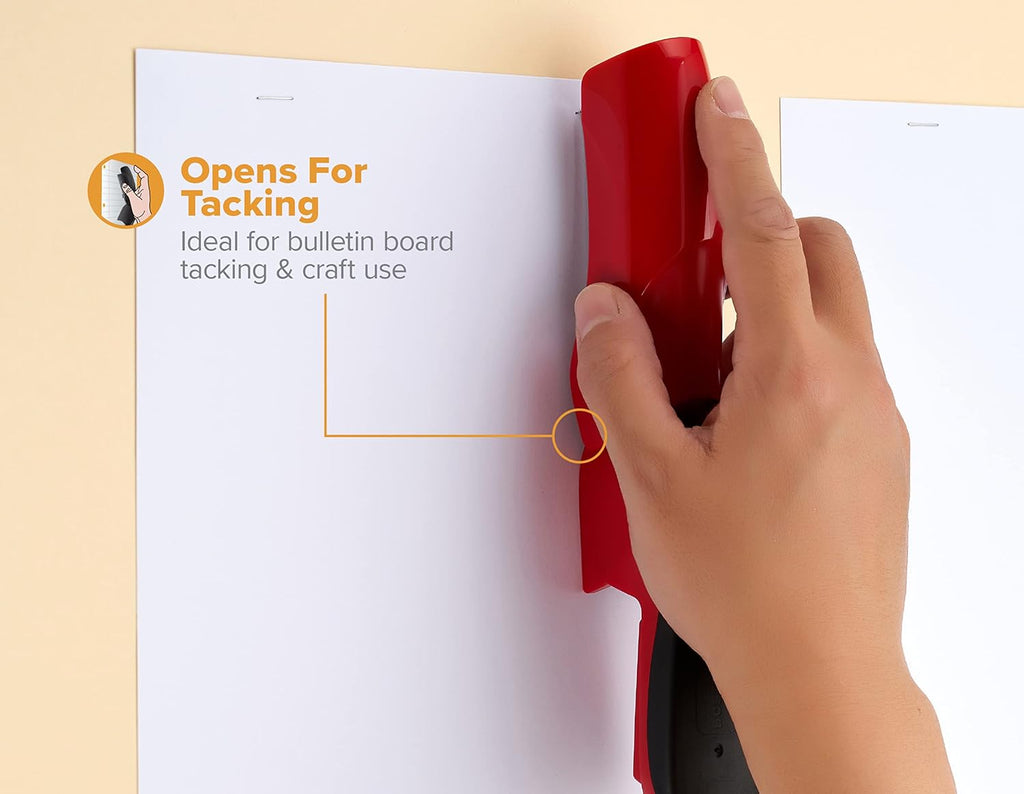 Office Heavy Duty 40 Sheet with 1250 Staples and Staple Remover, No Jam Desktop Stapler, School Bulletin Boards
