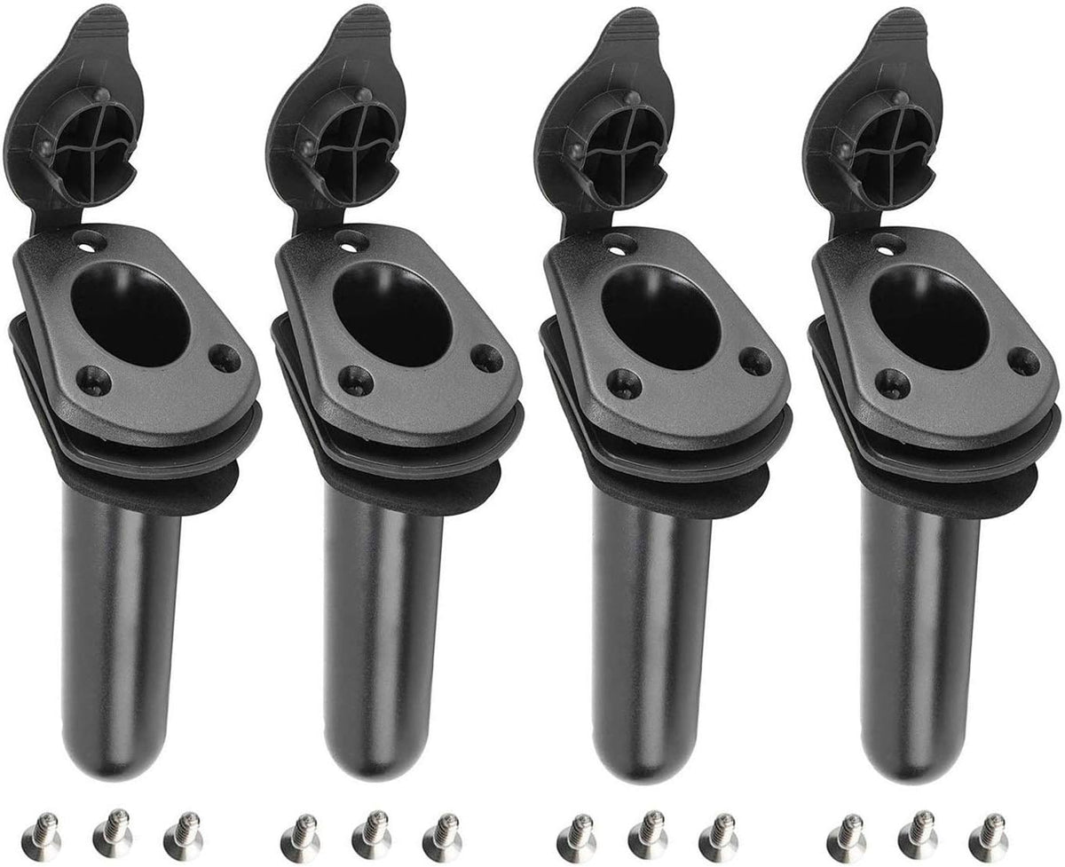 NovelBee 4 Pack Kayak Fishing Rod Holders for Boat,Flush Mount Rod Holders