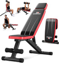 Adjustable Weight Bench for Home Gym, 660LBS Capacity Workout Bench with 8 Backrests for Chest Shoulders Arms