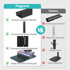 PEGZONE Vacuum Cleaner Stand, Compatible with Dyson Gen5 V15, with 4 Hooks