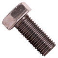 7/8"-9 x 2" A307 Grade A Fully Threaded Hex Bolts (25 Pack) - Plain Finish