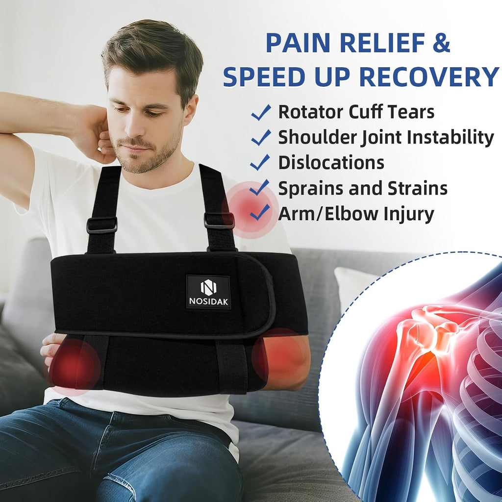 Arm Sling Shoulder Immobilizer for Sleeping - Sponge Shoulder Sling