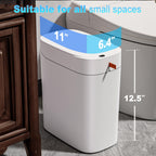 Bathroom Trash Can,Includes 180 Drawstring Trash Bags.