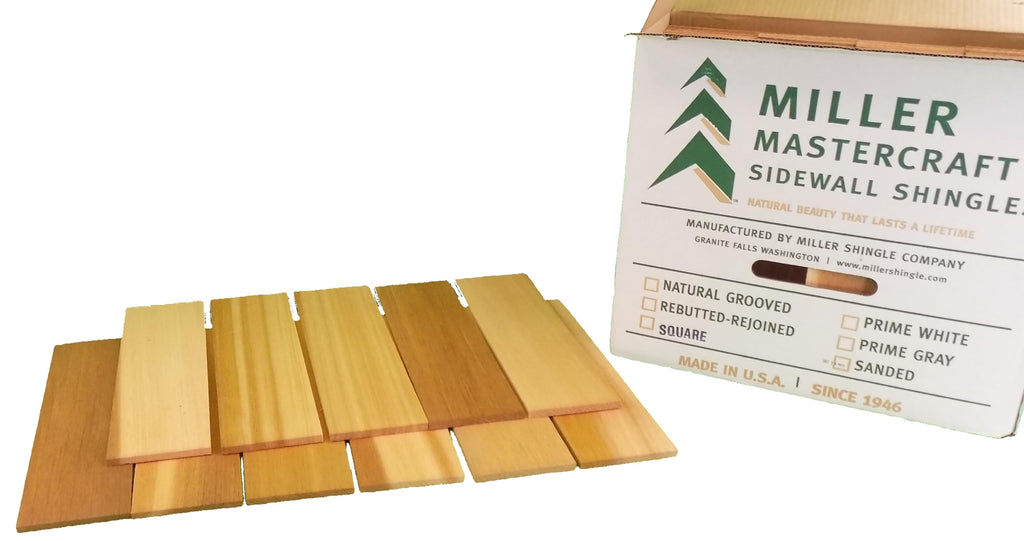 MasterCut Square Decorative Cedar Shingles 104 Pieces