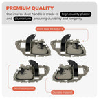 HECASA 4Pcs Door Handles Compatible with 1995-2002 Chevy Chevrolet