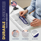 Clear Self-Seal Cushioned Bubble Pouches 15x17.5, 300-Pack