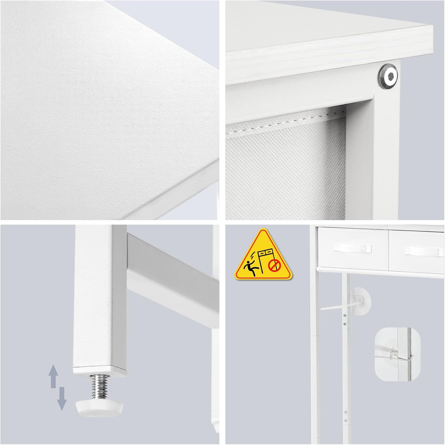 2-Tier Over The Toilet Storage with 2 Fabric Drawers, Freestanding Above The Toilet Storage Cabinet, Space Saver