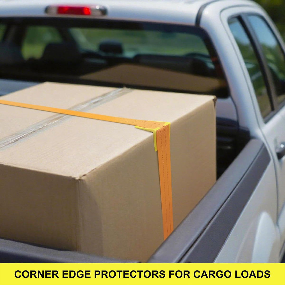 20-Pack 2 inch V-Shaped Corner Edge Protectors for Flatbed, Yellow