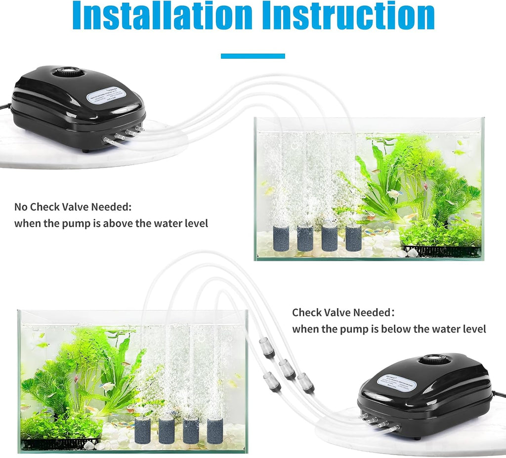 Aquarium Air Pump 300GPH