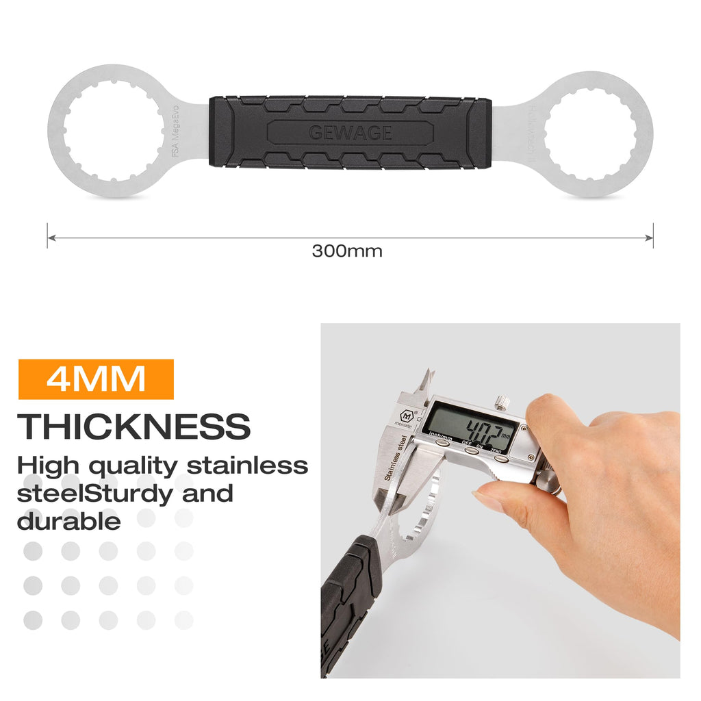 Bicycle Bottom Bracket Tool - Bottom Bracket Removal Install Tool Compatible with Shimano Hollowtech II/BB9000