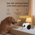 Robot Pet Camera with One-Tap Treat Dispensing | Mobile 360° Monitor, 2-Way Audio, and Smart Tracking | No Monthly