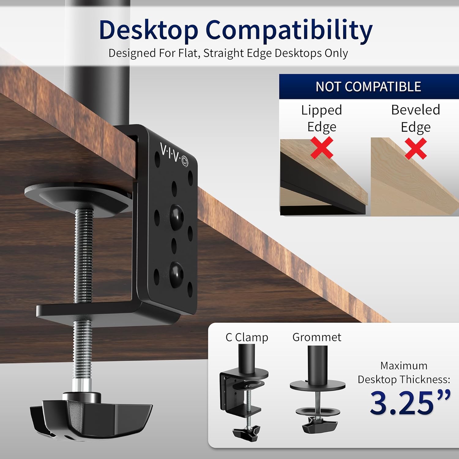 Single 13 to 38 inch Ultrawide Monitor Arm Desk Mount, Regular Screens up to 32 inches, 22 lbs capacity, Fully