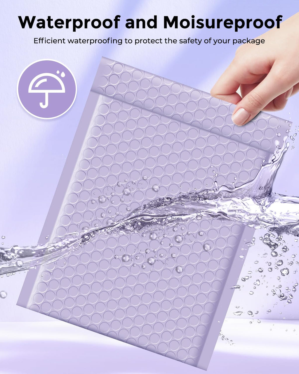 Bubble Mailers 6x10" 600 Pack Lilac Purple Padded Envelopes Bulk