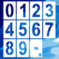 3 Inch Number Stencils – 11 Pcs Reusable Templates for Painting House Numbers, Curb Address, Cakes, Mailboxes, Wood