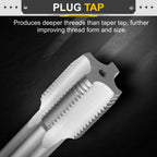 uxcell Hand Plug Tap M29x2.5 H2 Metric Thread Plug Style Taps HSS6542