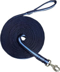 26FT Horse Lunge Line with Tangle-Free Swivel Snap,Quick Release,Heavy Duty Flat Training Rope for Lunging