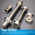 Split Shaft Collar, 4Pcs 12mm Aluminum One Piece Shaft Locking Collars, 12mm Bore Diameter, 30mm OD, 10mm Thickness, with M4 Set Screws