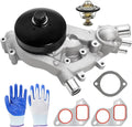AW6009 Water Pump with Thermostat Fit for Chevy GMC 4.8L 5.3L 6.0L
