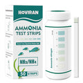 Ammonia Test Strips for Fish Tank, 50ct Ammonia Aquarium Test Strips | Accurate Water Testing for Saltwater &