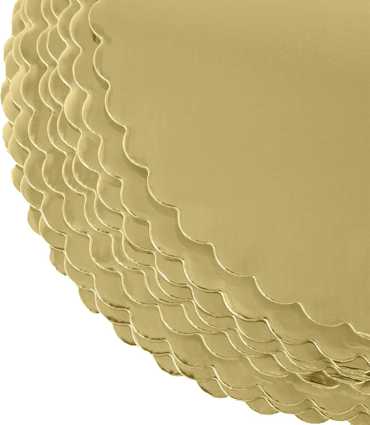 [25pcs] 10" Gold Cakeboard Round,Disposable Cake Circle Base Boards Cake Plate Round Coated Circle Cakeboard Base