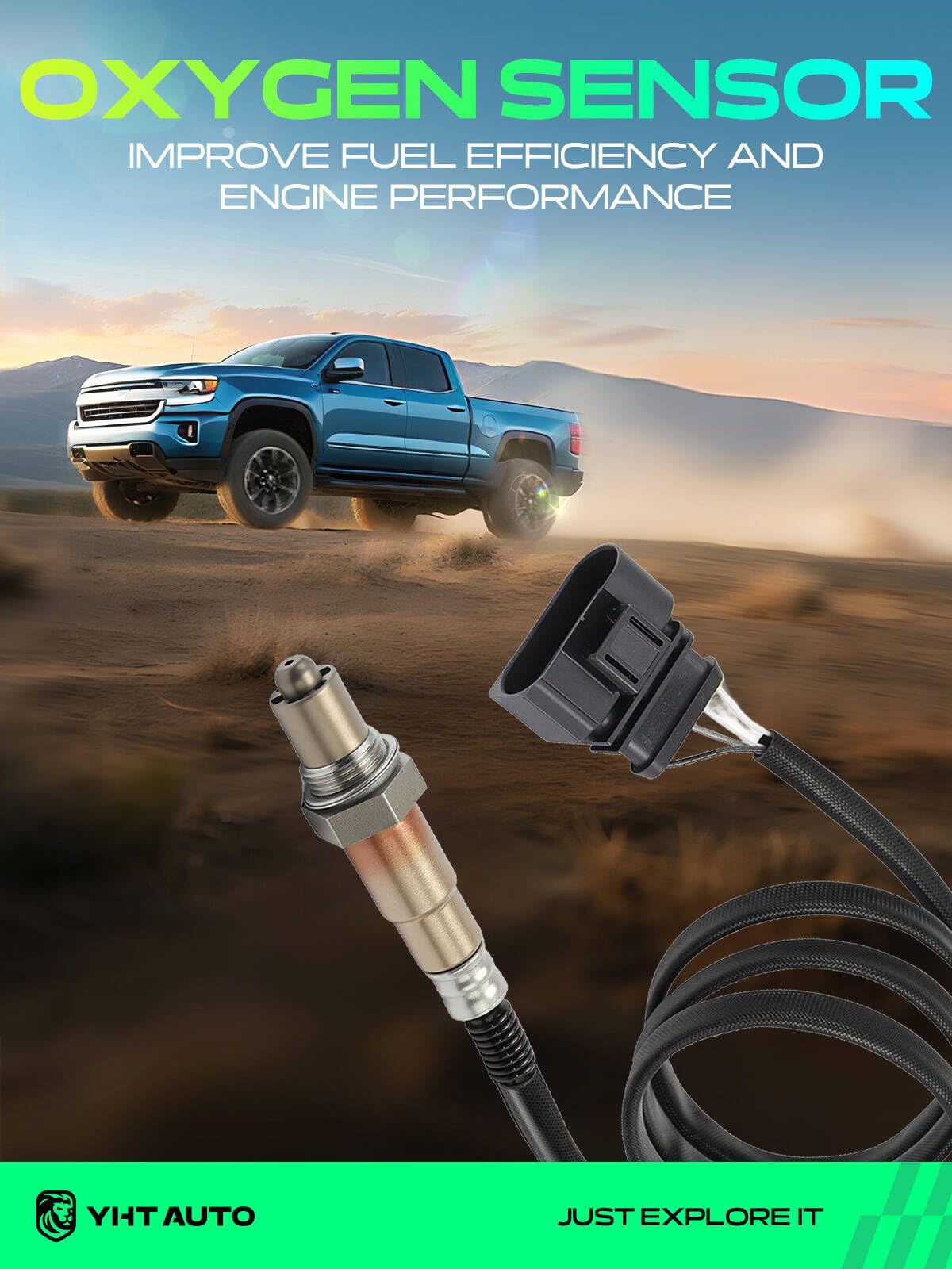 YHTAUTO Downstream O2 Oxygen Sensor for Audi, Volkswagen