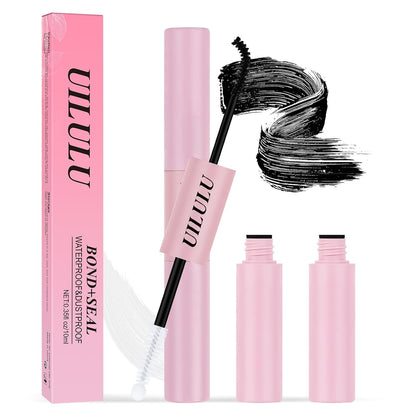 Lash Bond and Seal - 2-in-1 Lash Glue (5ml) & Sealer (5ml) for DlY Lash Extensions at Home, Waterproof Eyelash