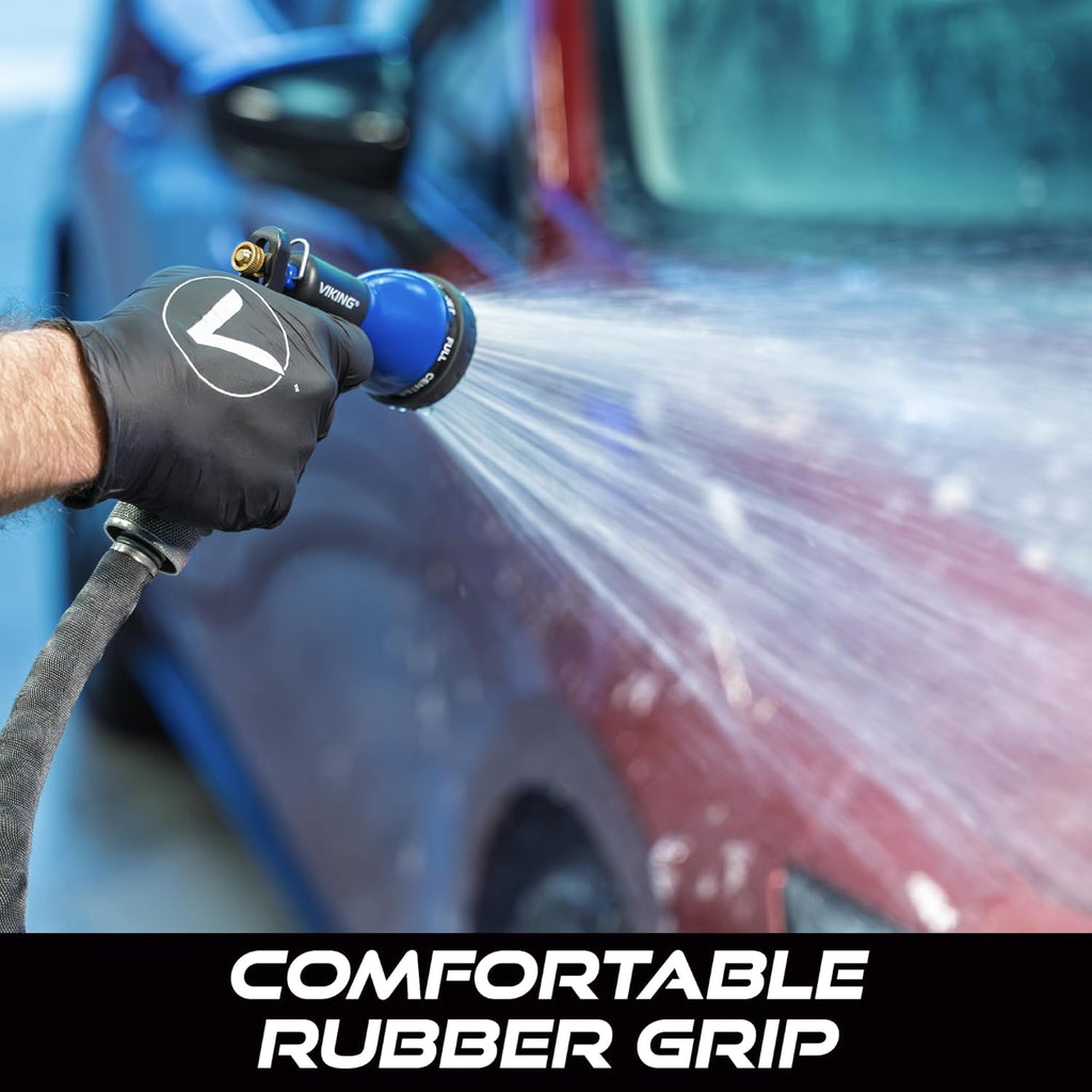 Hose Nozzle, Garden Hose Nozzle with 8 Spray Patterns, Adjustable and Heavy Duty for Washing Car, Watering Plants