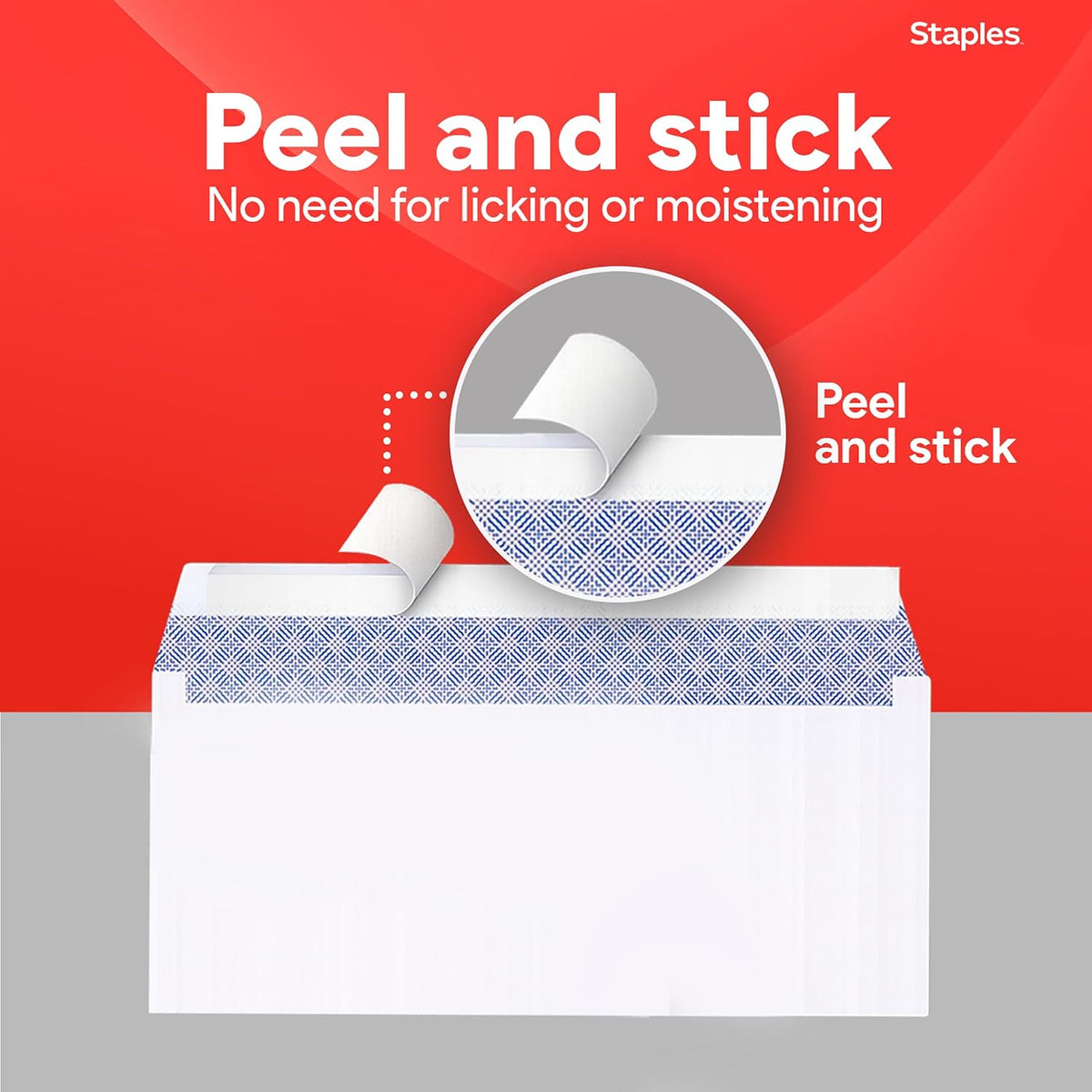 #10 QuickStrip EasyClose Security Envelopes, White, 1000/Ctn