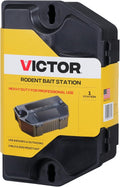 Refillable Rodent Bait Station - XL Rodenticide Bait Station - Also Holds Rat Traps - Indoor and Outdoor Use - M901RB