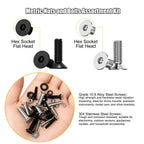3440pcs Metric Screw Assortment Kit, M2 M3 M4 M5 Machine Screws