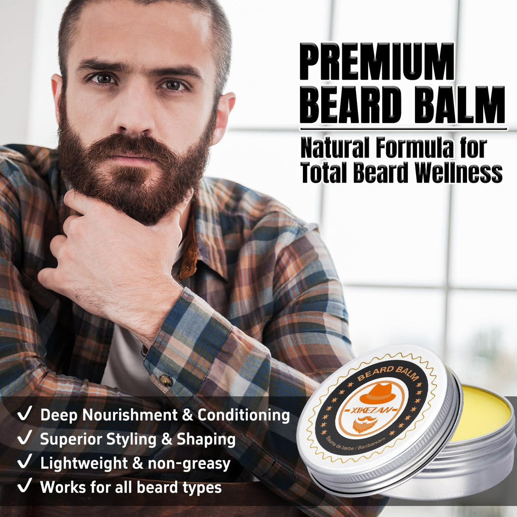Beard Kit Gifts for Men Grooming/Care-Soften,Soothe Beard GoodScent | Mens Gift Set Birthday Valentines Fathers