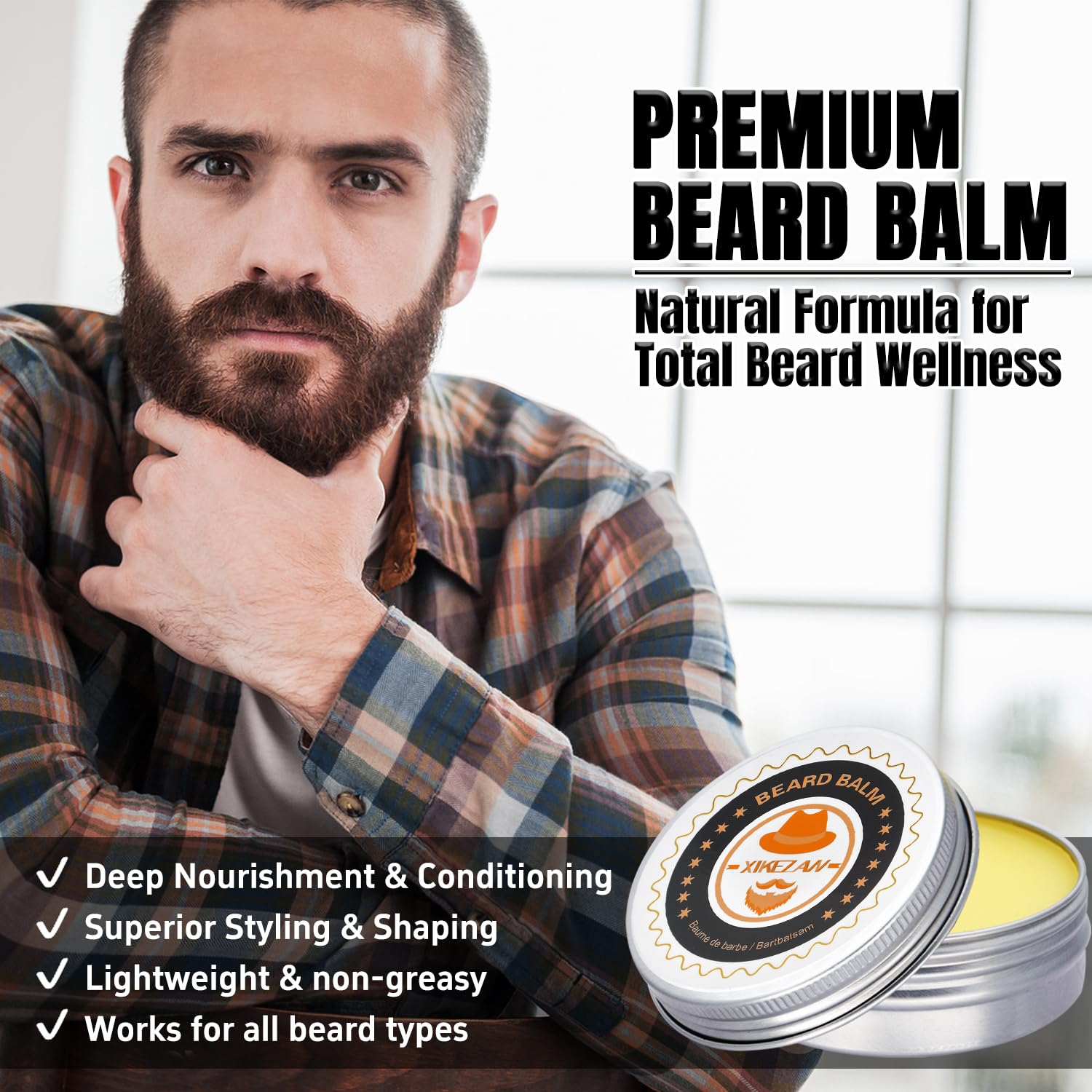 Beard Kit Gifts for Men Grooming/Care-Soften,Soothe Beard GoodScent | Mens Gift Set Birthday Valentines Fathers