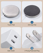 DEWENWILS Touch Dimmer Switch,Touch Pad Control, 3 Levels of Dimming, White