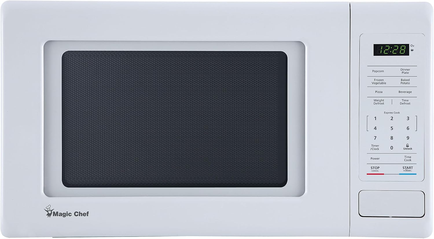 0.9 cu. ft. 900 Watt Countertop Microwave in White