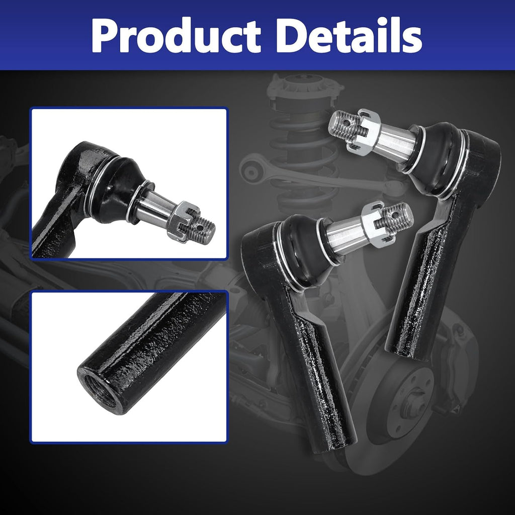 Front Steering Left Right Outer Tie Rod Ends Kit