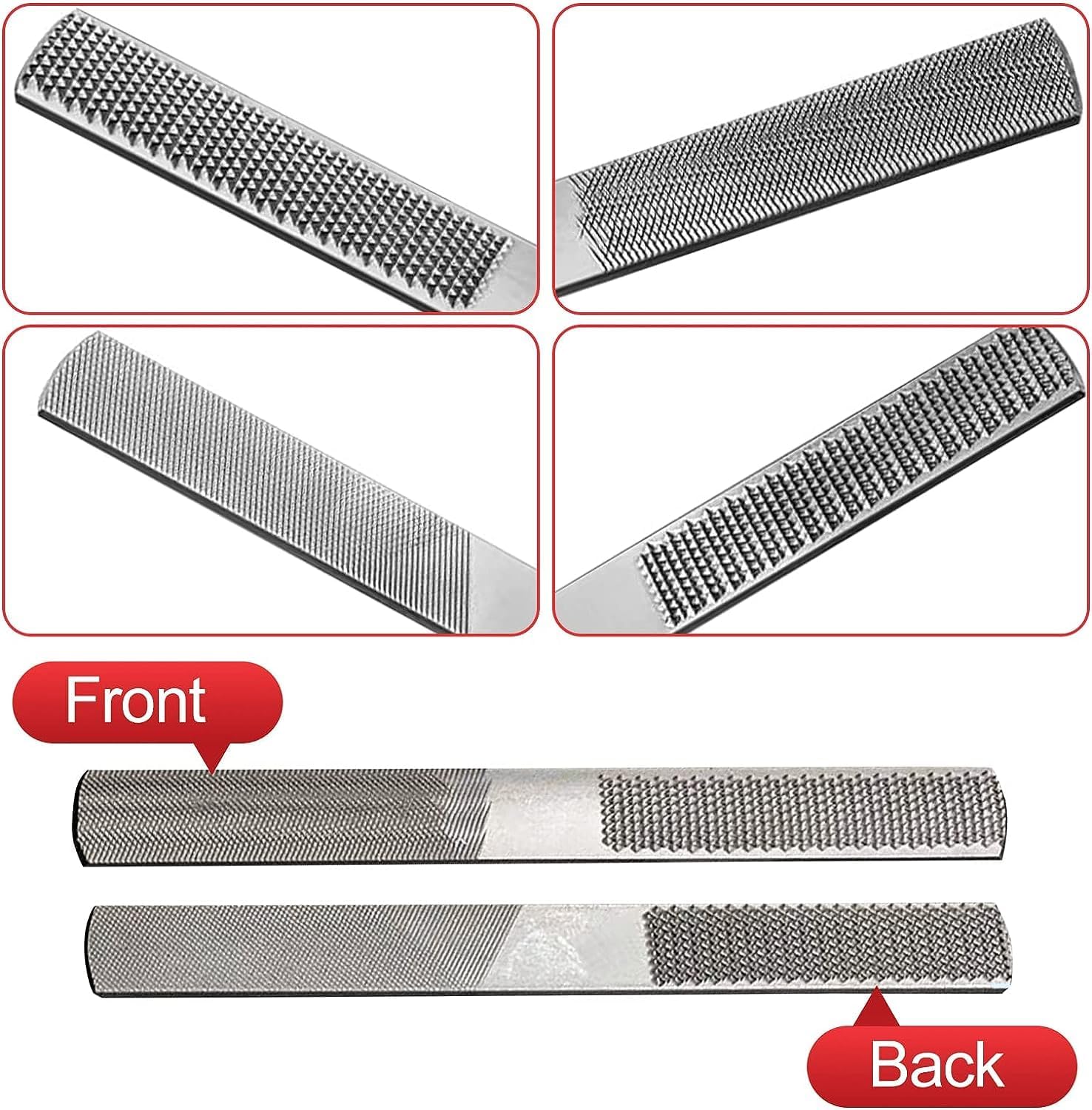 Spokeshave Set, 6pcs Metal Blades, Portable Plane & 4-Way Wood Rasp File | Adjustable Spokeshave Set Perfect For Wood