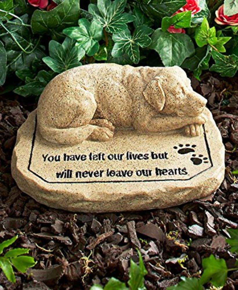 Pet Memorial Stone (Adorable Dog Memorial Stone)