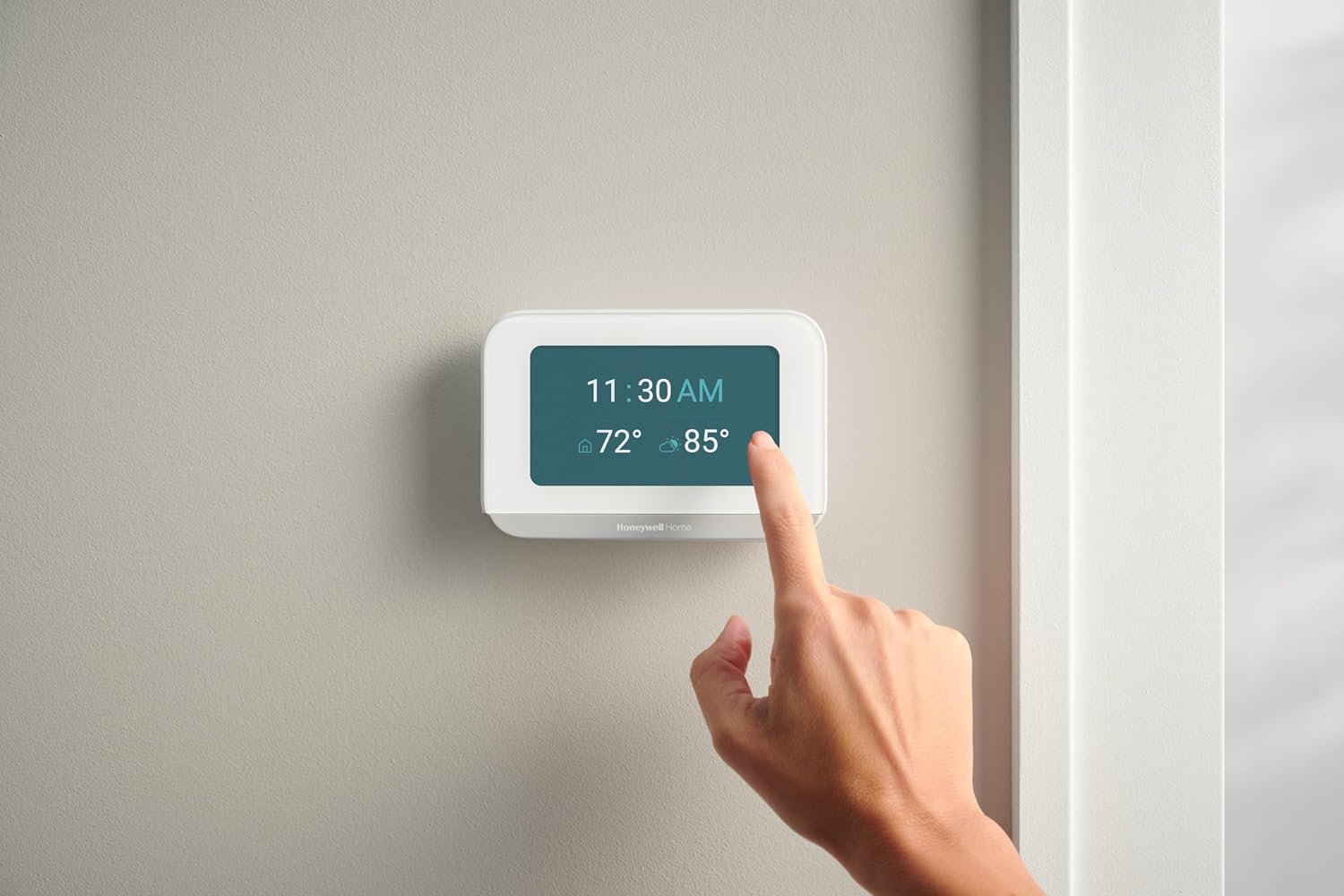 X7B Smart Wi-Fi Programmable Thermostat | Humidity Monitoring, 4.3" Customizable Touchscreen Display, Energy Star