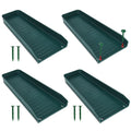 4 Pack Gutter Downspout Extensions,Rain Gutter Downspout Splash Block,Downspout Diverter,Down Spout Drain