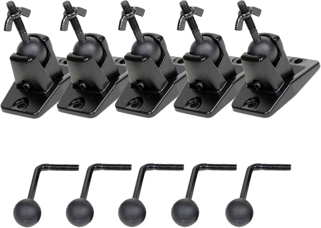 5 Black Universal Satellite and Audio Speaker Mount Bracket for Wall or Ceiling MS40B5 WM6
