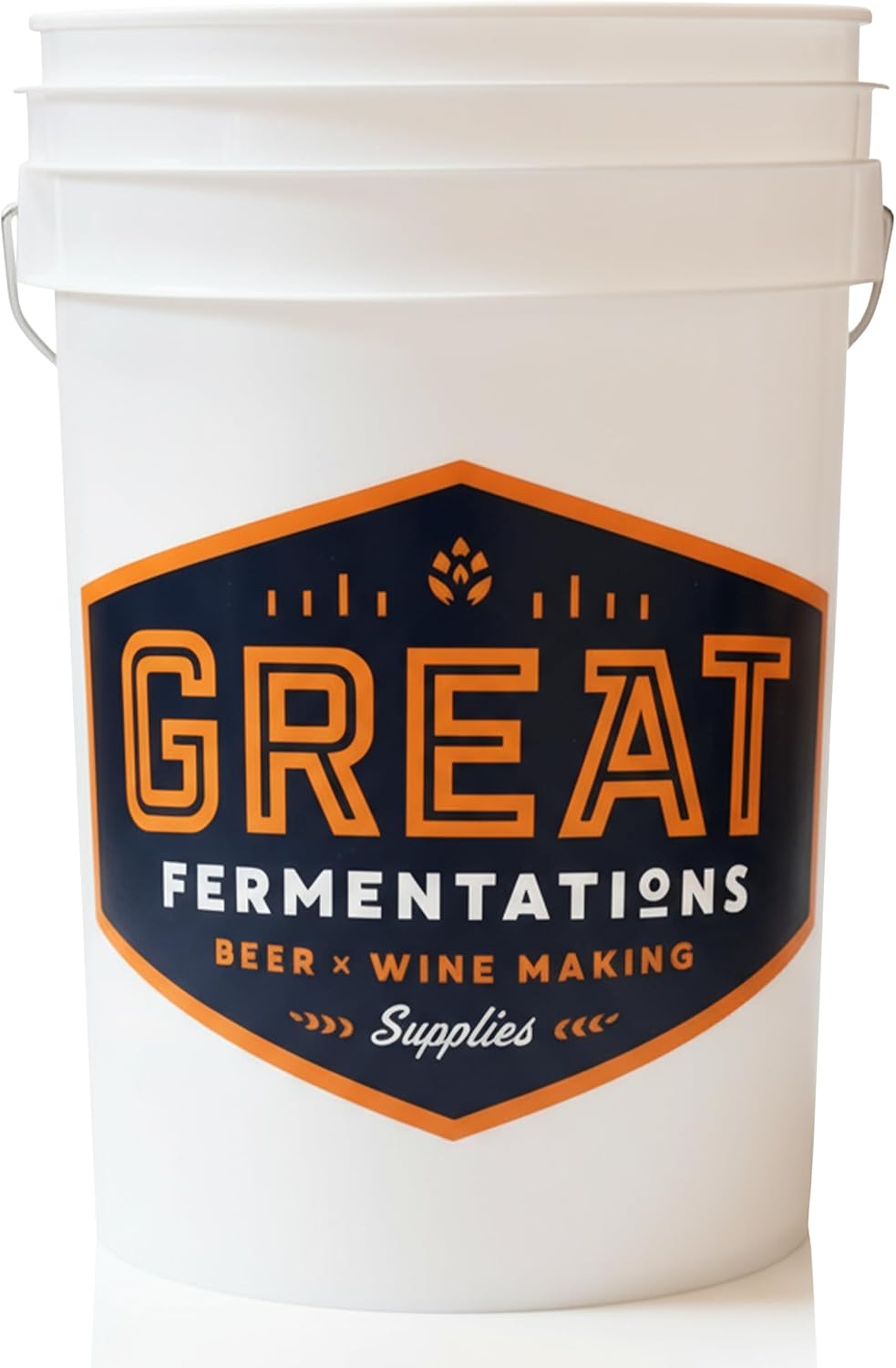 6.5 Gallon Fermenting Bucket - BPA Free Food Grade Fermentation Bucket without Lid - Multi-purpose Reusable Brewing