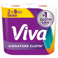 Signature Cloth Paper Towels, 2 Quad Rolls, 172 Sheets per Roll