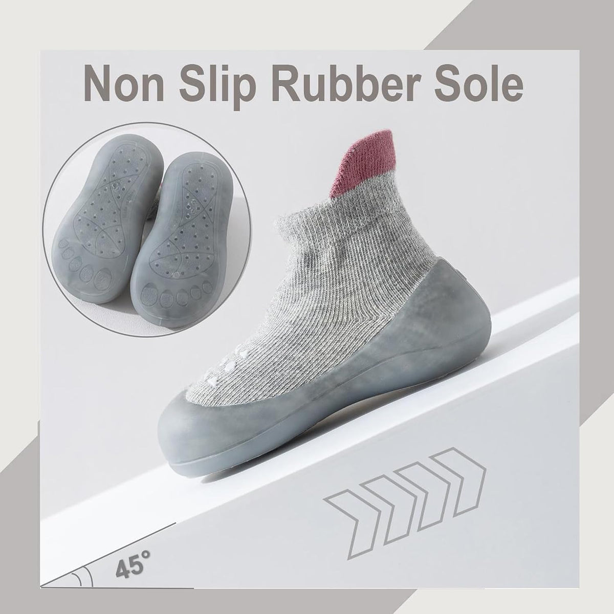 Baby Sock Shoes Toddler Boys Walking Shoes Infant Slippers Sneakers
