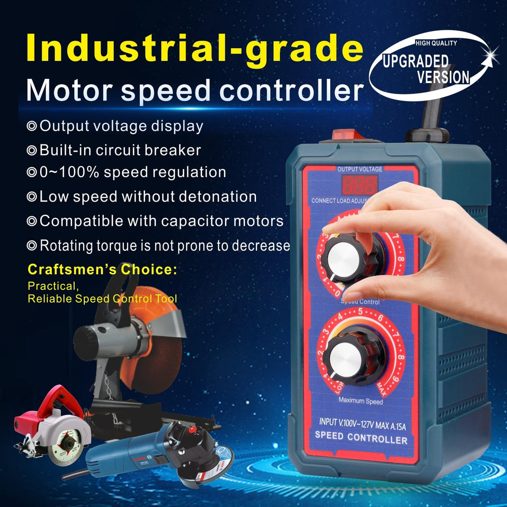 AC Motor Adjustabele Speed Controller 120V 15A Variable Speed Control