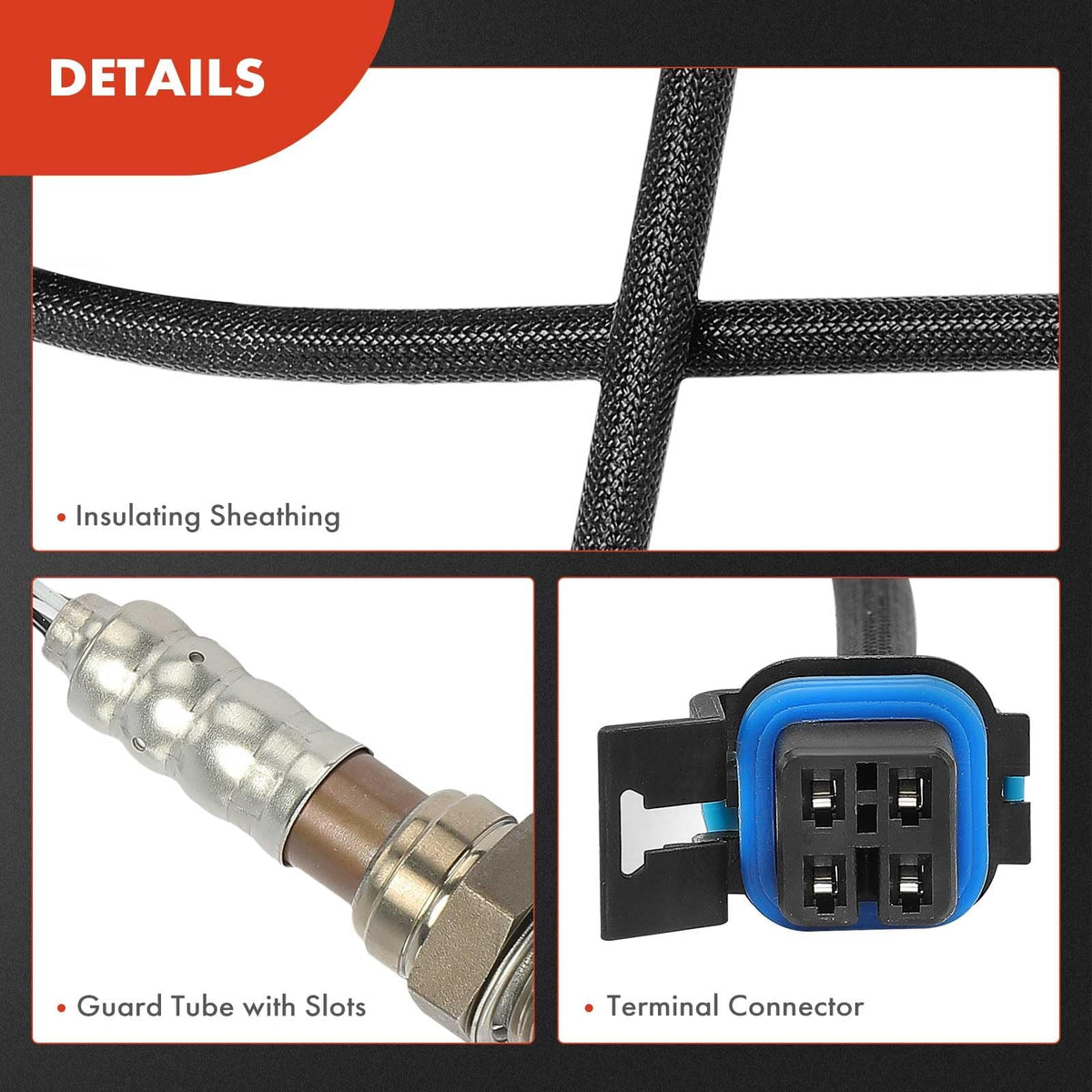 A-Premium Downstream O2 Oxygen Sensor Compatible with Chevy, Oldsmobile