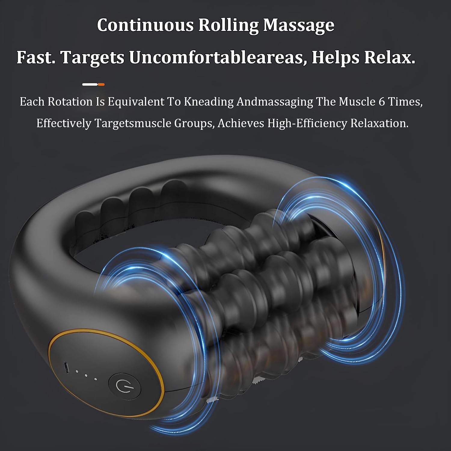 Marvixor Sculpt Roller - Electric Muscle Roller for Post, 3 Intensity Levels & 4.5H Battery Life, Ergonomically
