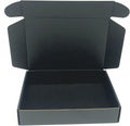 Black Shipping Boxes Mailers 8 x 5.55 x 1.57 Inch Cardboard Box 25 Pack