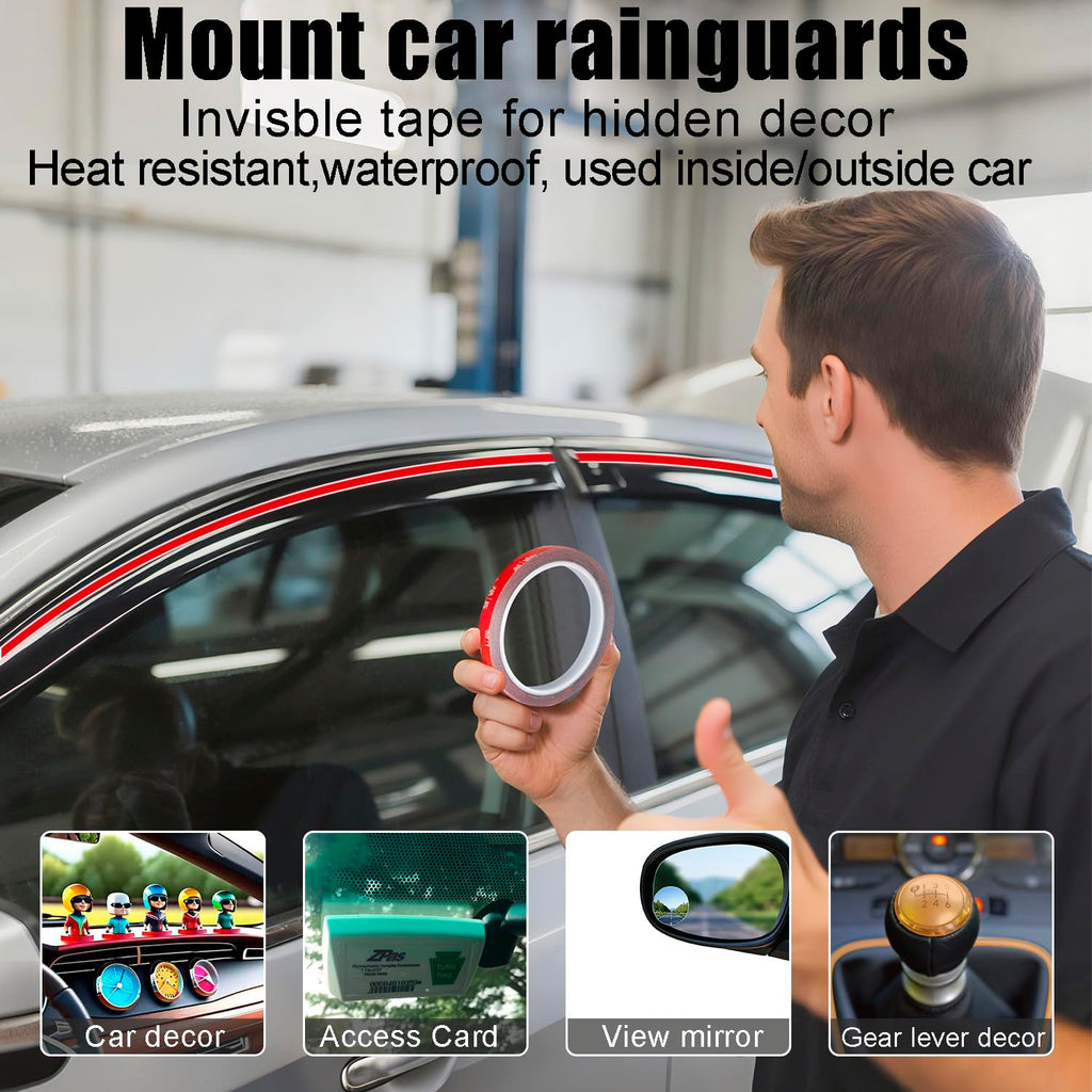 Clear Double Sided Nano Mounting Tape,0.4 inch *10 FT Two Sided Foam Tape
