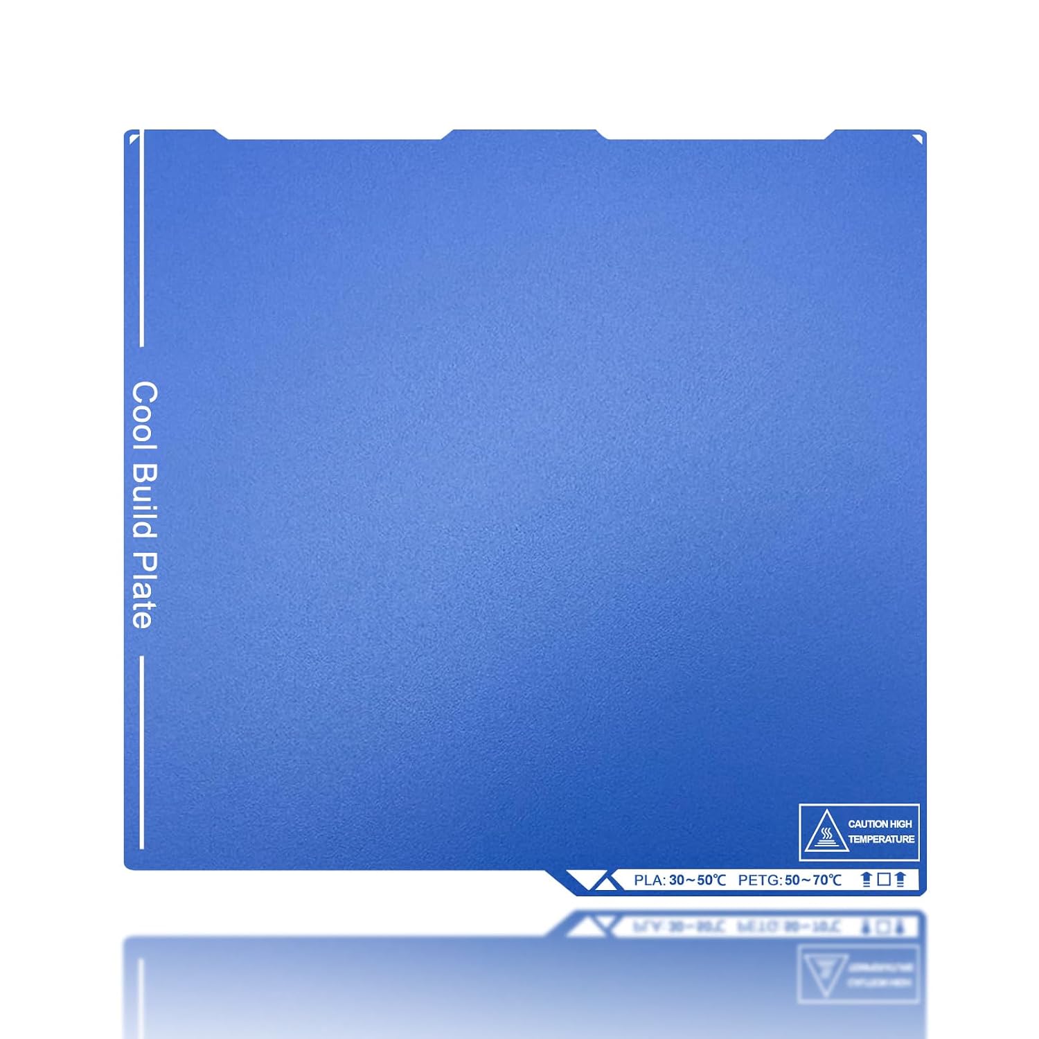 256x268mm Cold PEI Build Plate for Anycubic Kobra 3 V2/3/Combo/ACE Pro, Low Temperature Printing Bed, Flexible